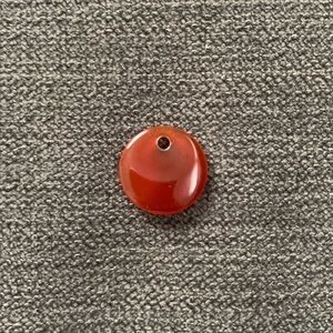Tiffany & Co Peretti red orange carnelian disc necklace VTG replacement piece